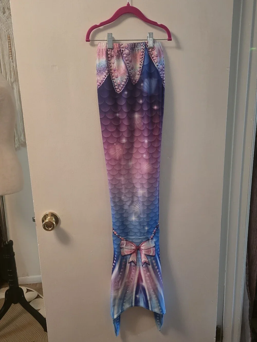 ShePretty Girls' Ombre Mermaid Tail In Pink, Purple & Blue